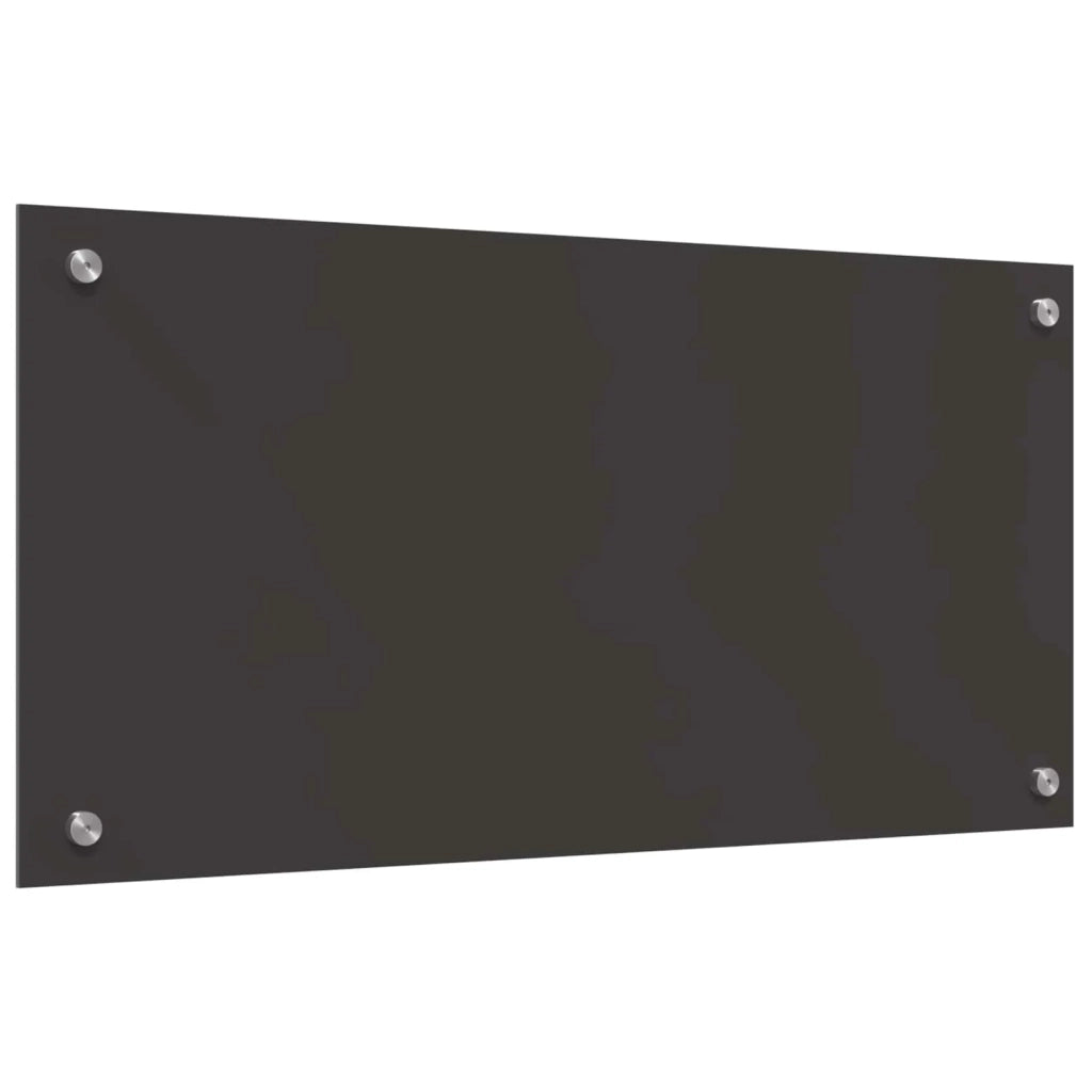 Schienale da cucina Grigio scuro 80 x 40 cm vetro temperato 42001241