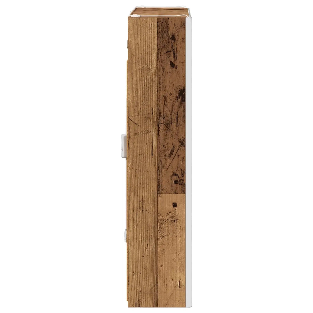 Mobiletto per specchio da bagno Legno vecchio