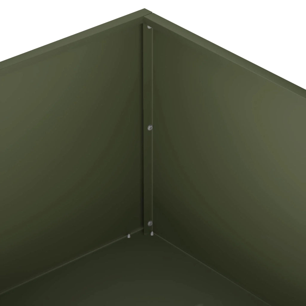 Vaso da giardino Verde Oliva 80 x 80 x 30 cm 8005070