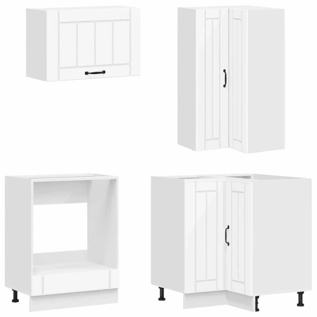 Unità Cucina LUCCA 8 pcs Bianco Legno ingegnerizzato 3438477
