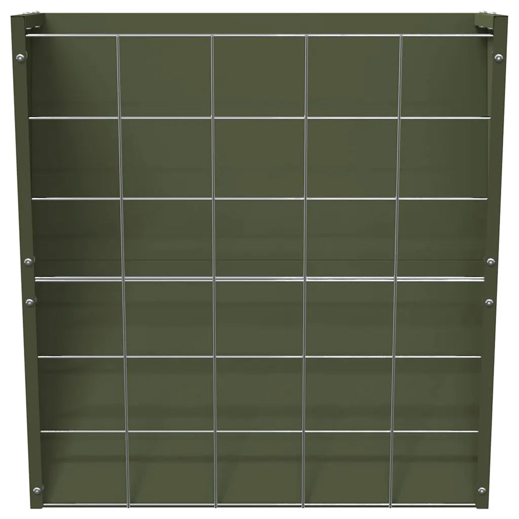 Mangiatore Appeso per Fieno Verde oliva 61 x 33 x 66 cm CFW2644686