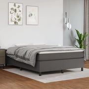 Struttura Letto a Rete a Molle Grigio 140x200 cm in Similpelle 3121051