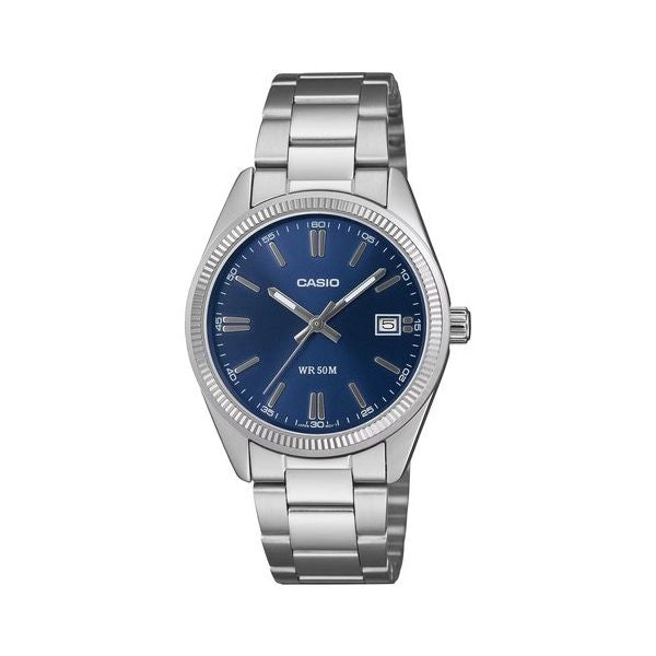 Orologio casio utp 1302pd 2a1vef silver e blue
