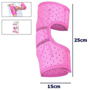 Trade Shop - Gomitiera Fascia Elastica Supporto Tutore Per Gomito Anallergico Bambini Rosa S -