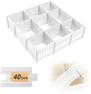 Caricabatterie adattabili - Organizza le tue cariche - set di 40 - 32 cm x 7 cm - materiale duraturo