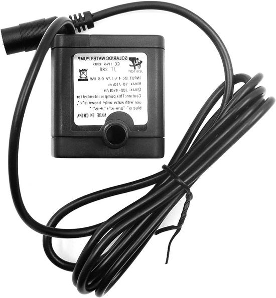 Pompa di acqua per piscina, vasca e fontana - Mini pompone acqua idrografia - Irrigazione silenziosa per giardino - DC 6-12V 5W