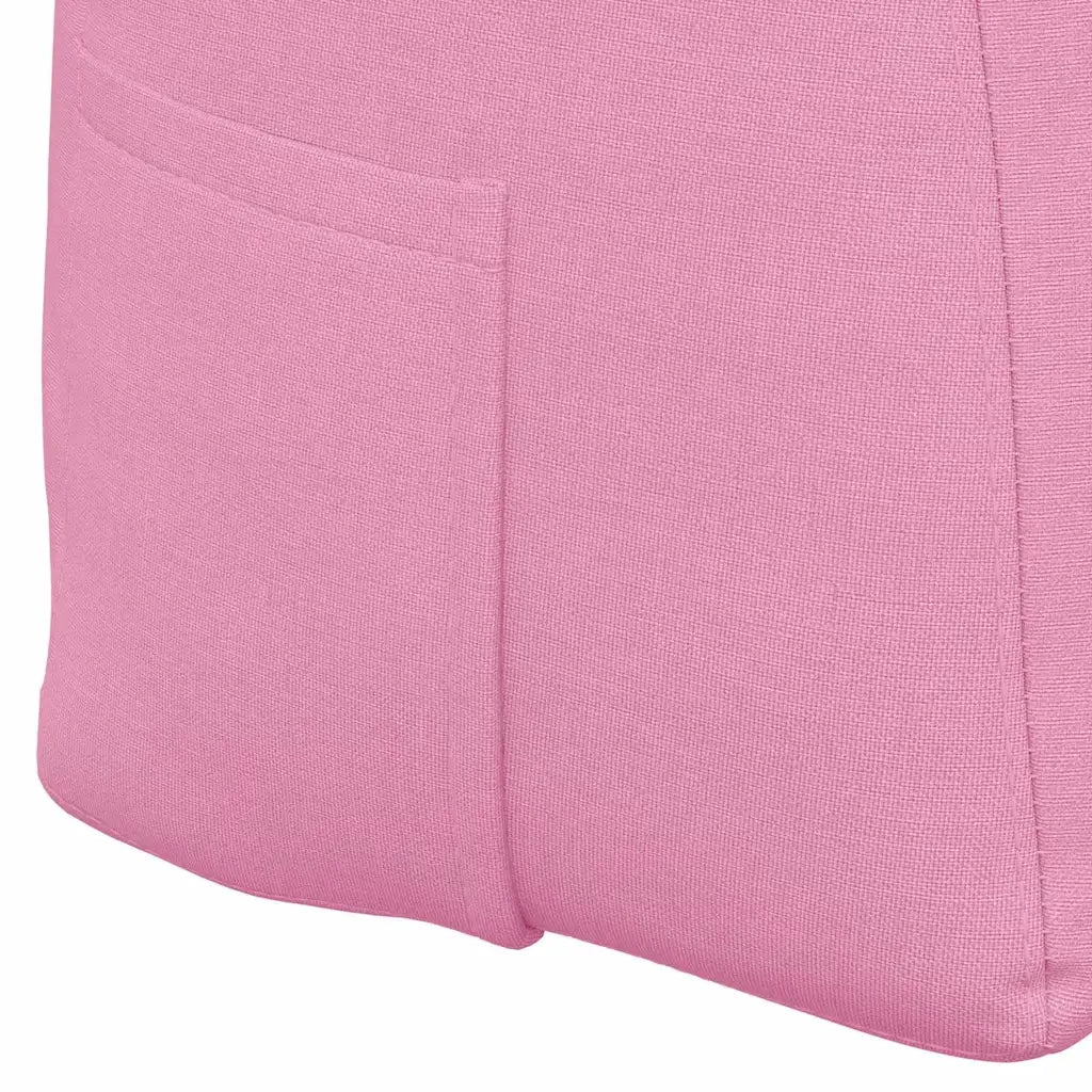 Cuscino per Schiena Rosa 140 x 24 x 50 cm Tessuto