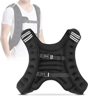 Vestito da Allenamento Adattabile 10 kg per Allenamento di Forza e Corsa con Strisce Riflettenti