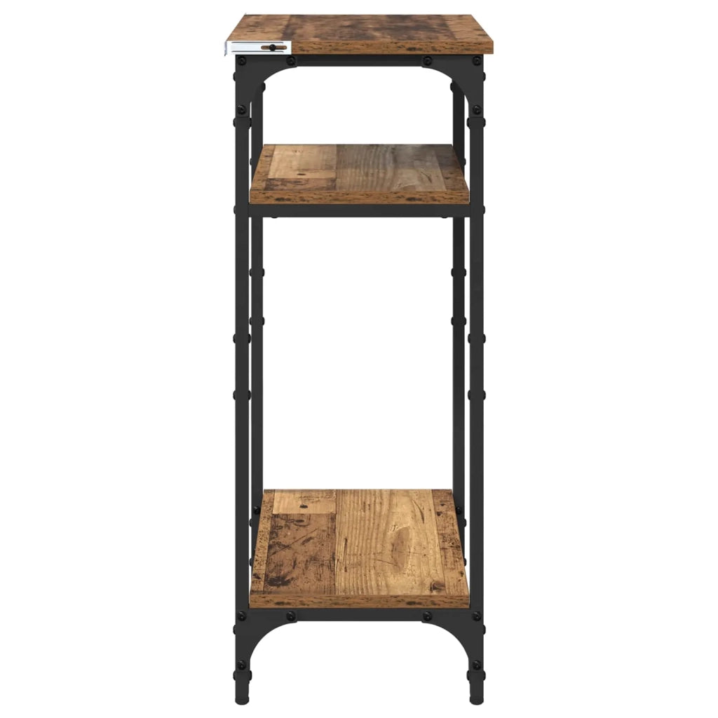 Tavolo laterale Legno vecchio 40 x 30 x 75 cm Legno multistrato 881174