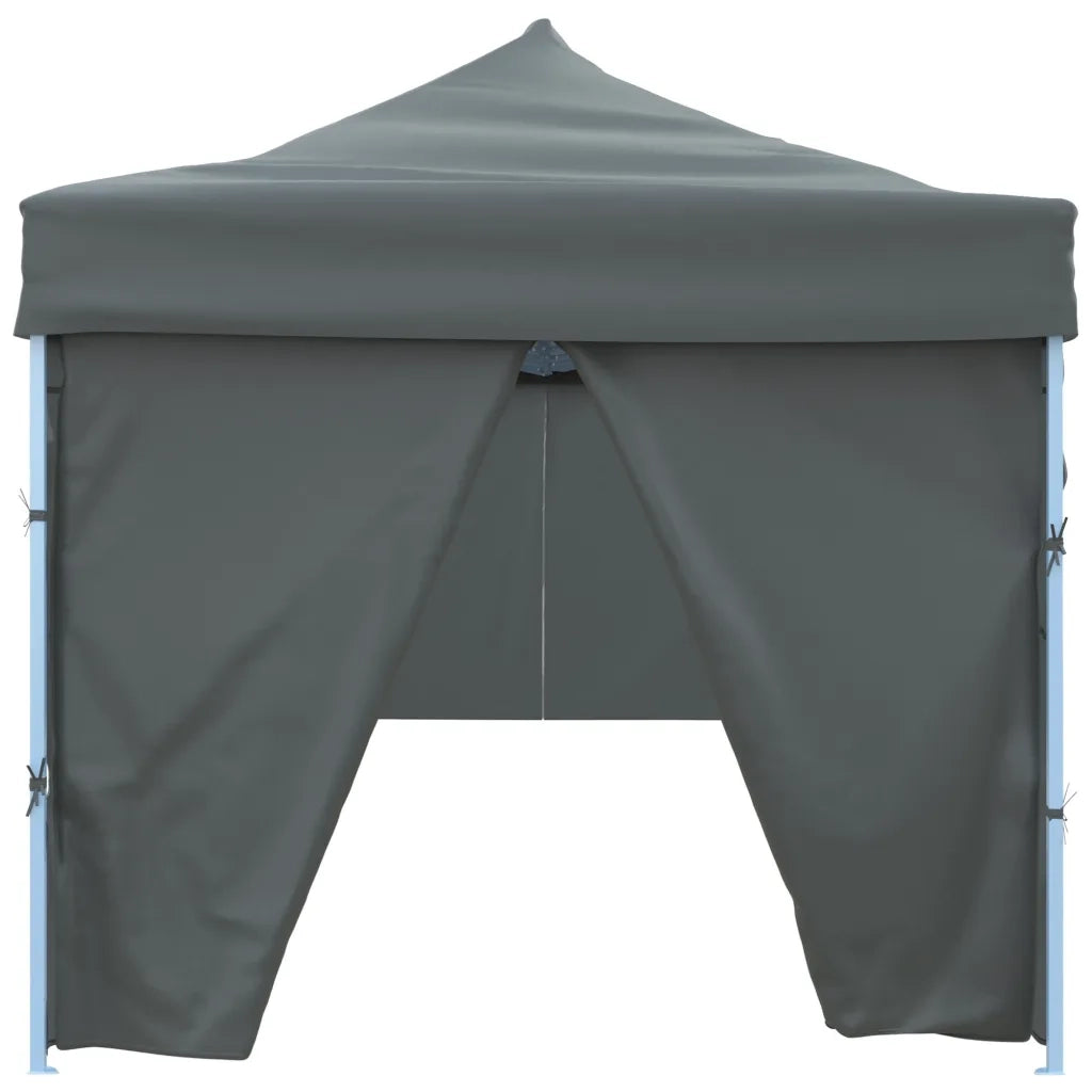 Tenda Pieghevole Pop-Up con 8 Pareti Laterali 870x291x315 cm Antracite 44982