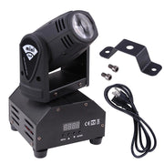 Trade Shop - Luci Dj Mini Moving Head Beam Led 12w Cree Mini Teste Mobili Fascio Stretto -