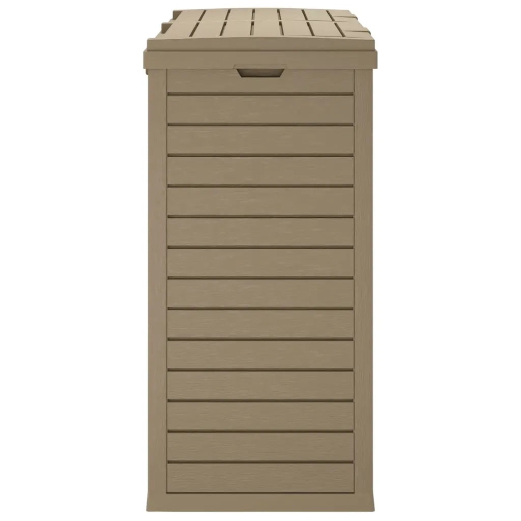 Cestino Rifiuti Esterno Marrone Chiaro 78x41x86cm Polipropilene 364174