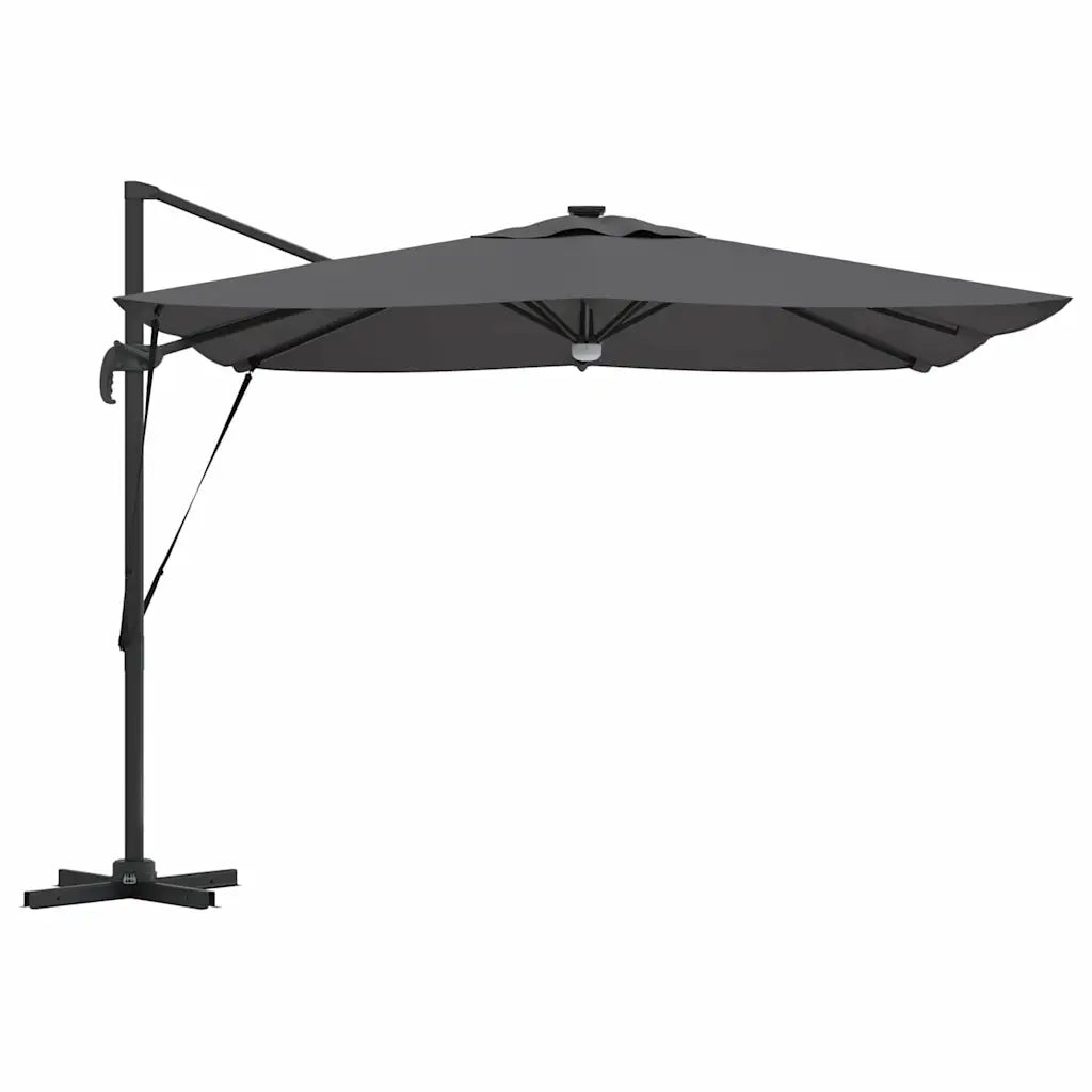 Parasole Roma-Ombrellone da giardino Antracite 286 x 284 x 270 cm