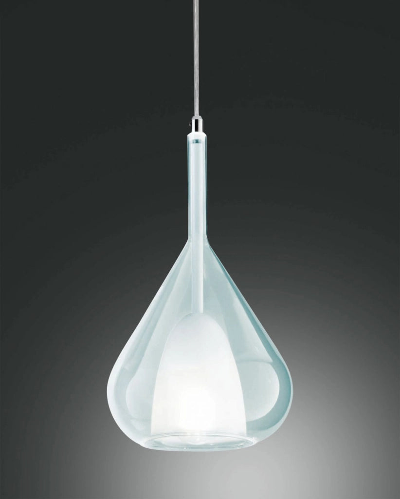 EDISON 3481-50-244 VETRO AZZURRO COMPLETO DI CAVO X KIT LUCI SENZA BASE DI ATTACCO