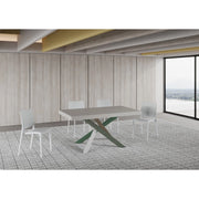 Tavolo allungabile 160/420x90 cm Volantis Premium telaio Multicolore 4/A - Cashmere
