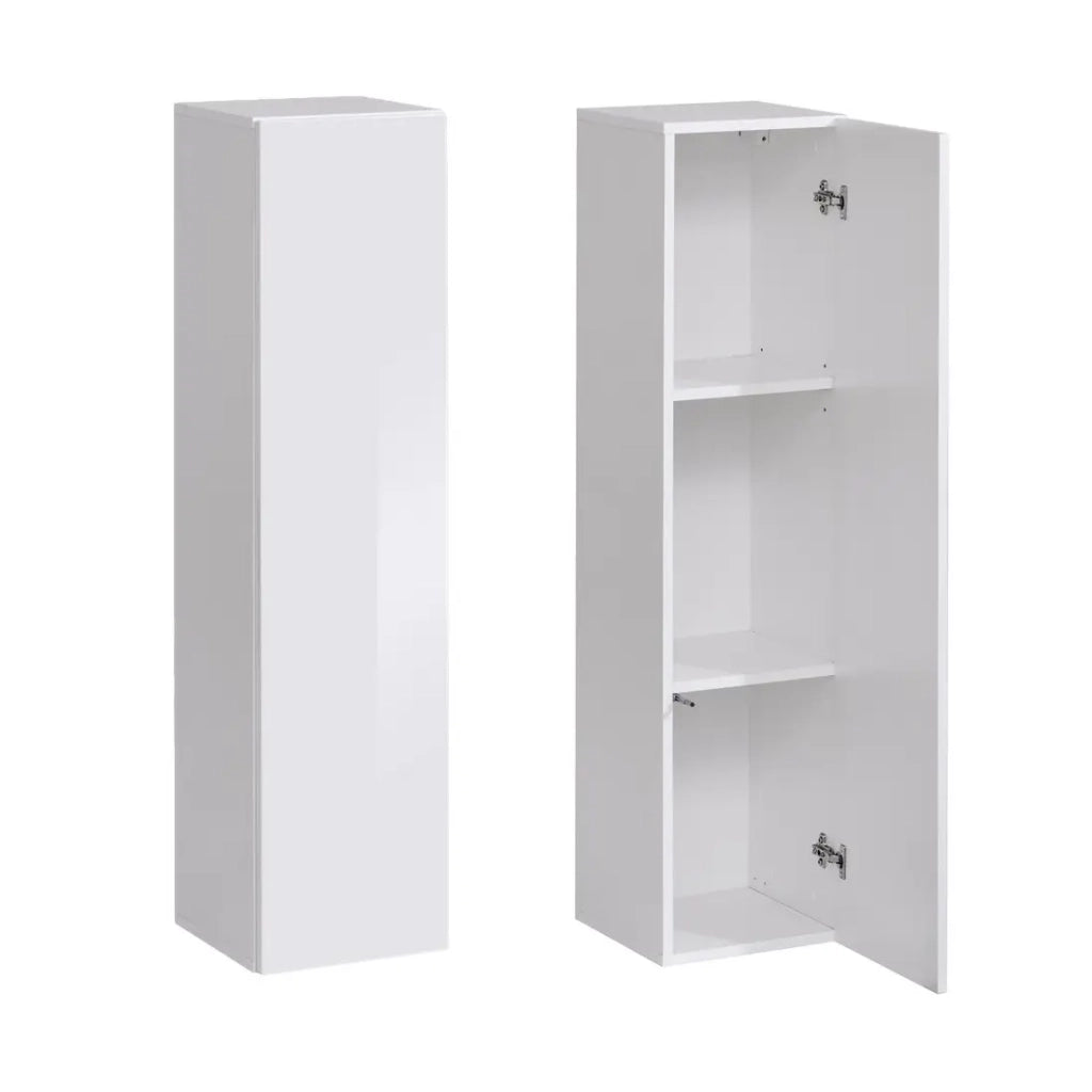 Colonna sospesa modello medio colore bianco per soggiorno collezione SWITCH.