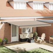 Tenda Retrattile Beige 450 ×350 cm Tessuto 3331134