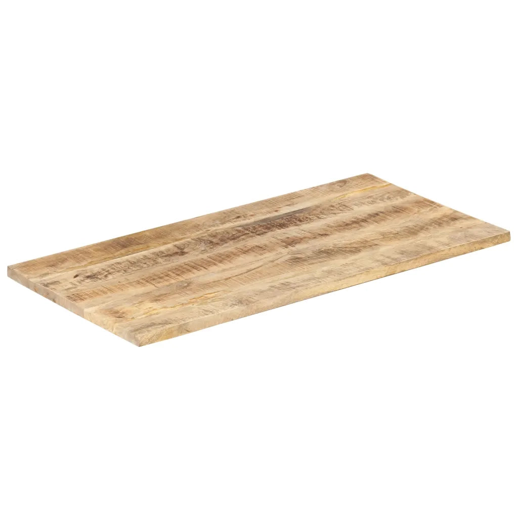Piano Tavolo in Legno Massello di Mango 25-27 mm 100x60 cm cod mxl 55532