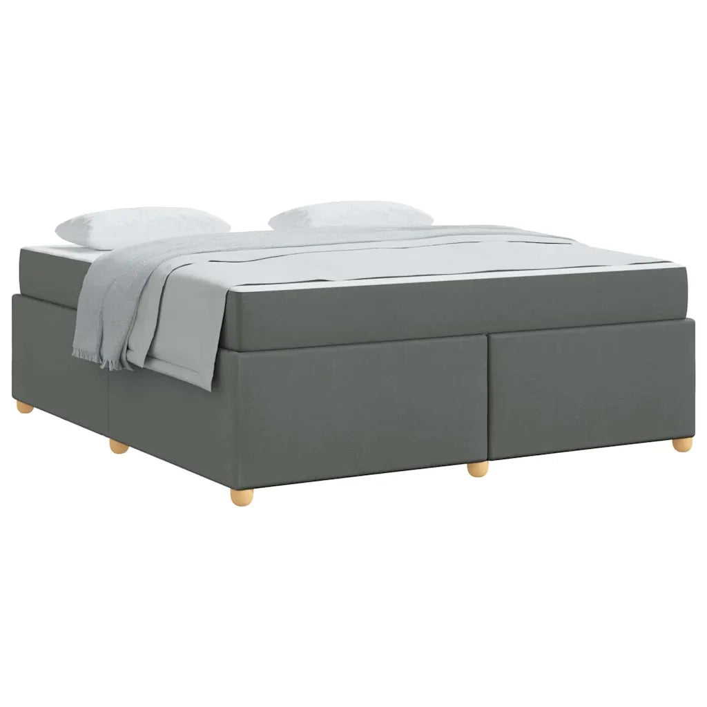 vidaXL Struttura del letto Grigio scuro 180 x 200 cm Tessuto