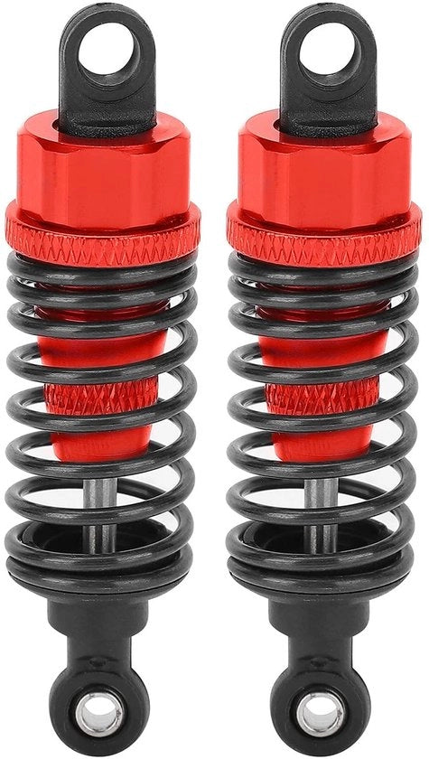 Demper di Schock 70 mm - Demper Riscaldabile - Demper di Schock Metallico - Adatto per Traxxas Slash 2WD - Assorbimento di Schock - Alta Resistenza