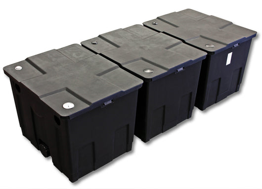 Set Filtro a 3 camere per laghetto da 90000l Chiarificatore UVC da 24W 3ª serie