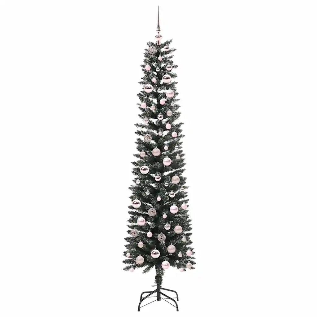 Albero di Natale | Decorazioni natalizie artificiale con 300 LED Verde 210 cm