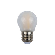 Alcapower Lampadina LED Minisfera G45 attacco E27 4W 500lm luce calda 3000K vetro frost ideale per illuminazione domestica e decorativa efficiente