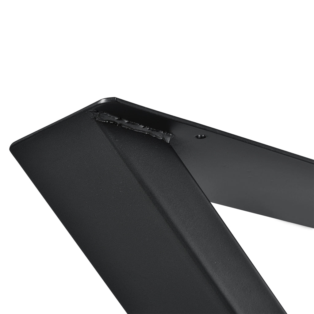 Set di 2 Gambe in Acciaio 'Greith' a Forma di X per Mobili Fai da Te (LxA) 59 x 72 cm - Nero [en.casa]