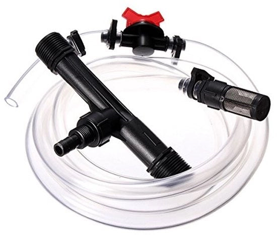 Kit di Irrigazione automatico 1 pollice - Venturi Sieve - Materiale plastico - Injectori di concime - Apparecchio di iniezione compatta - Irrigazione a gocce