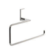 Porta Asciugamani Bagno ad Anello in Acciaio Cromo Elegante Ella