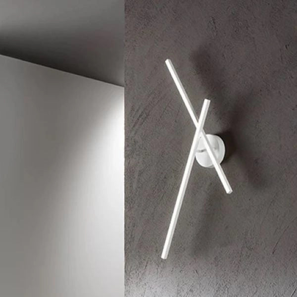 PLAFONIERA SOFFITTO/APPLIQUE PARETE BIANCA A LED SYNCRO PERENZ