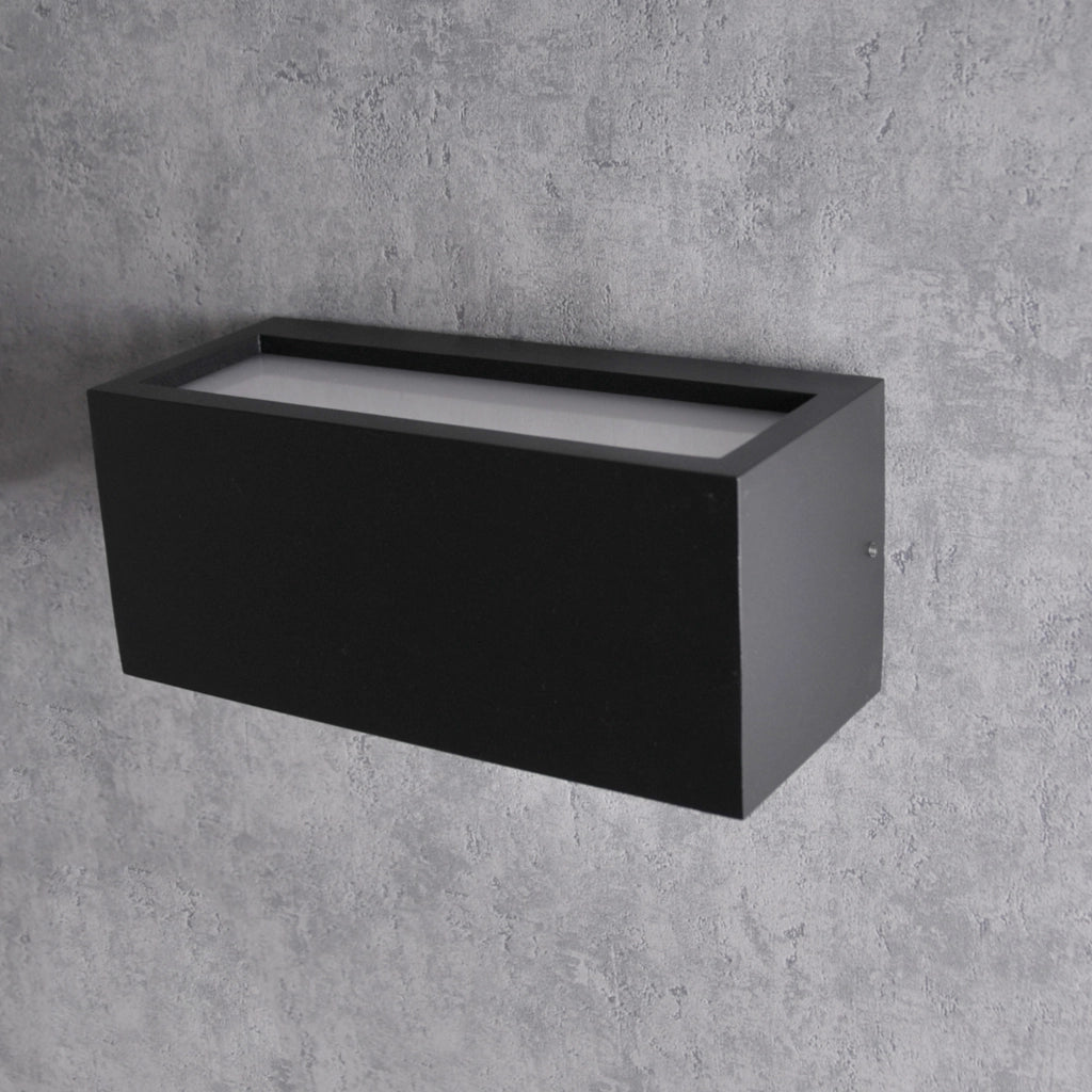 Applique esterna nera 1xE27 TOKIO Polux IP54 alluminio