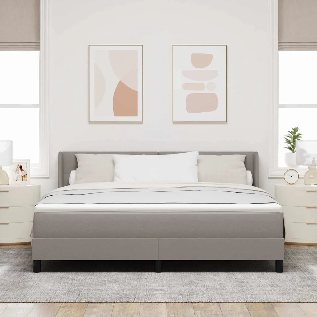 Letto a molle con testiera Talpa 200 x 180 cm Tessuto 3341122