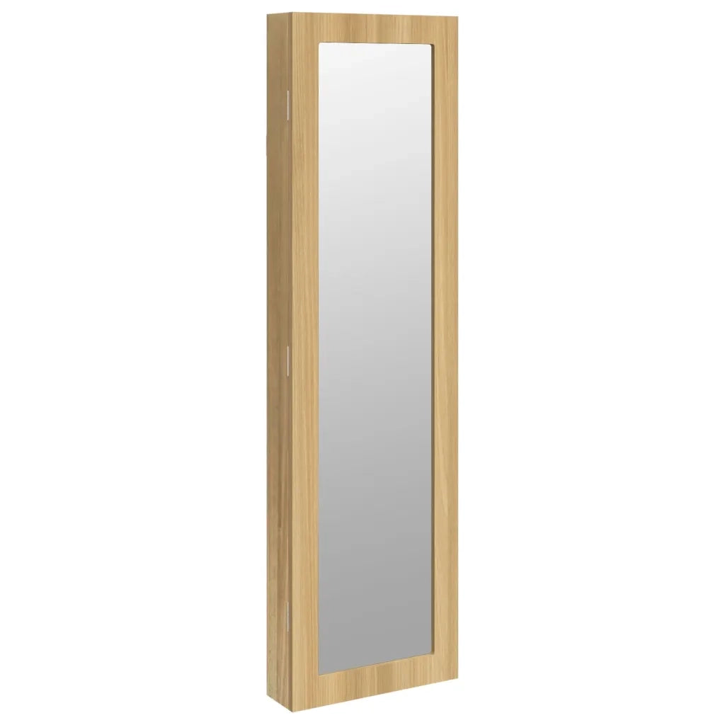 Armadio Portagioie con Specchio a Muro 30x8,5x106 cm CFW6534175