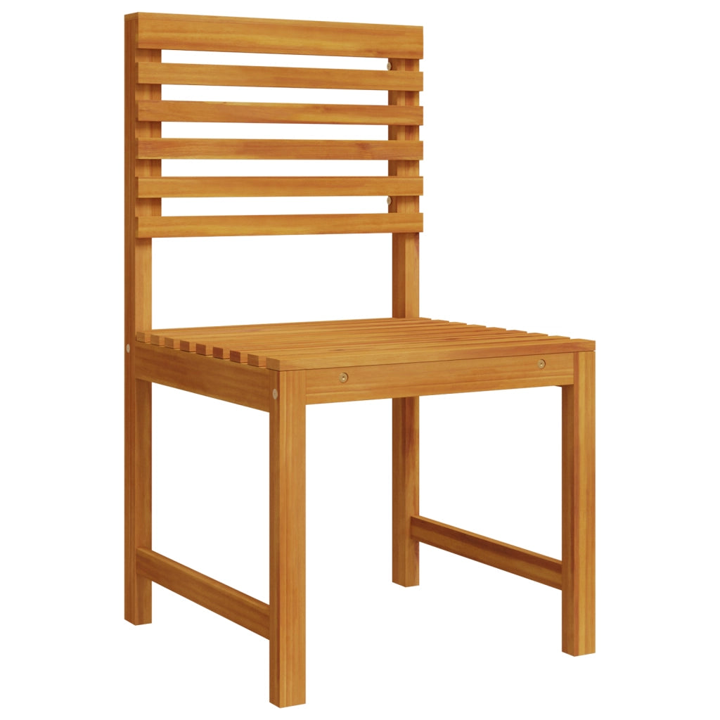 Set da pranzo per il giardino in legno massello di acacia, 6 pezzi