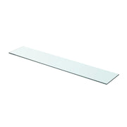 Pannello per mensola in vetro trasparente 80 x 15 cm 2702198/2