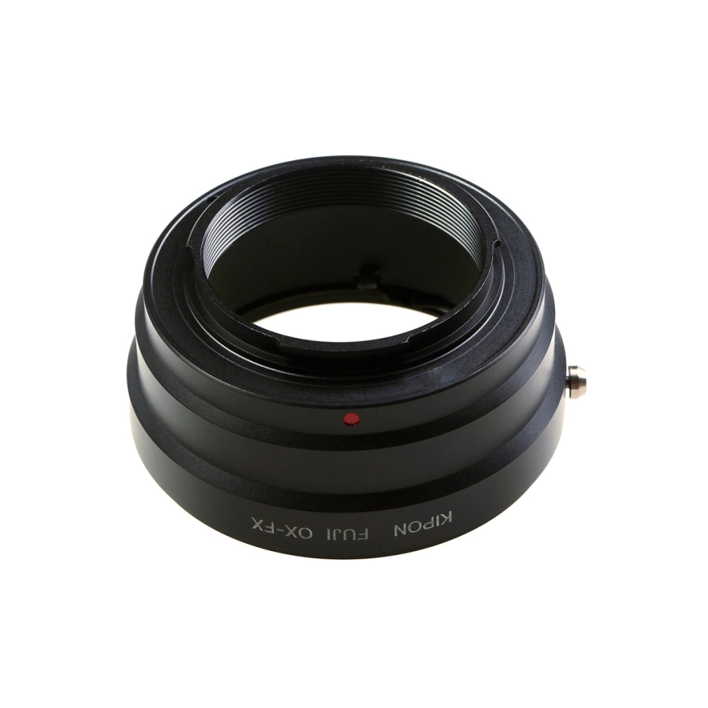 Kipon Adattatore per obiettivo per Fuji OX a Fuji X con attacco a baionetta, con regolazione manuale di apertura e messa a fuoco, pratico accessorio per fotocamera