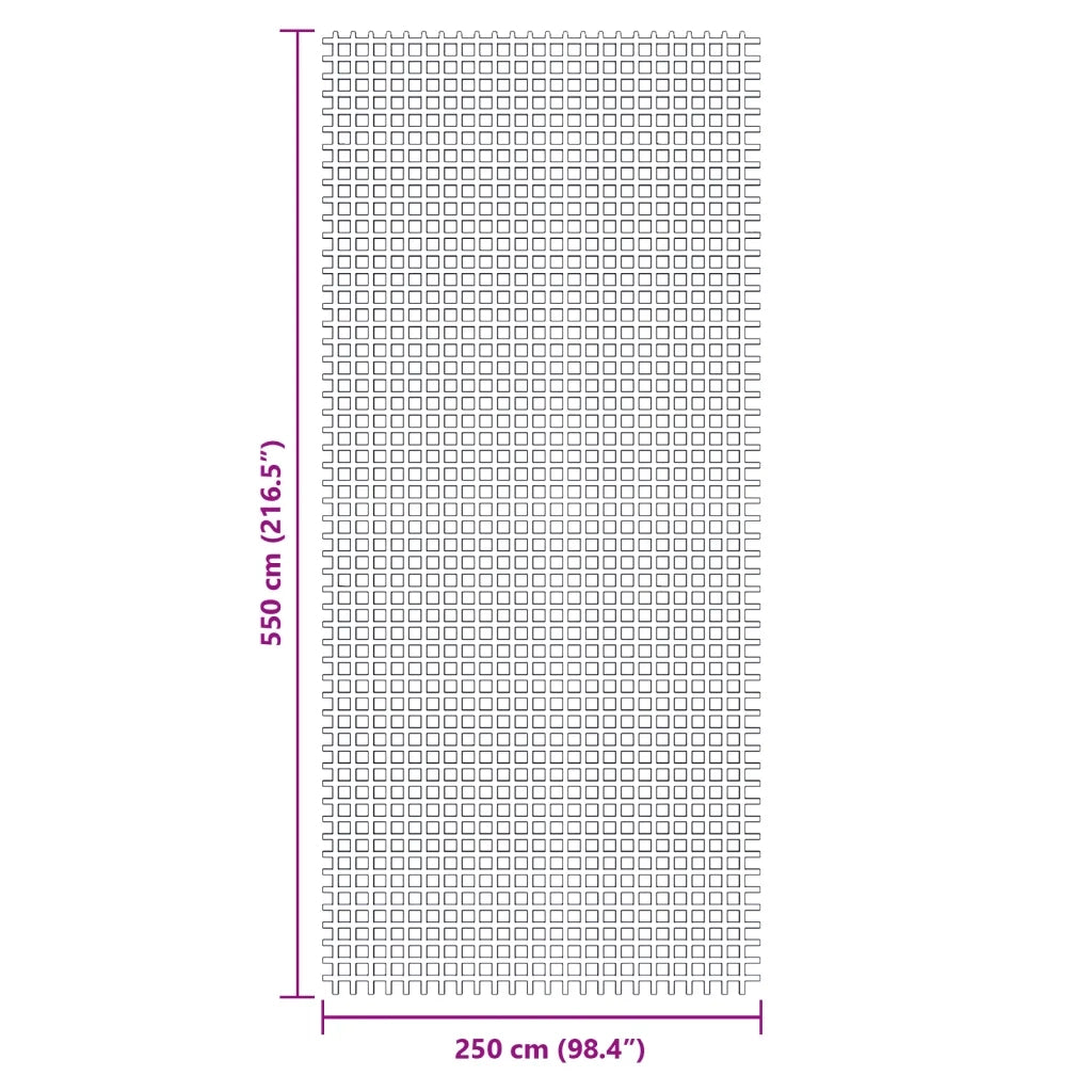 Tappeto da Tenda Verde 5,5x2,5 m 4008475