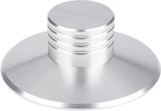 Piatto di equilibrio per giradischi - chiusura piatto in alluminio - stabilizzatore disco LP - piatto di equilibrio per giradischi - bianco