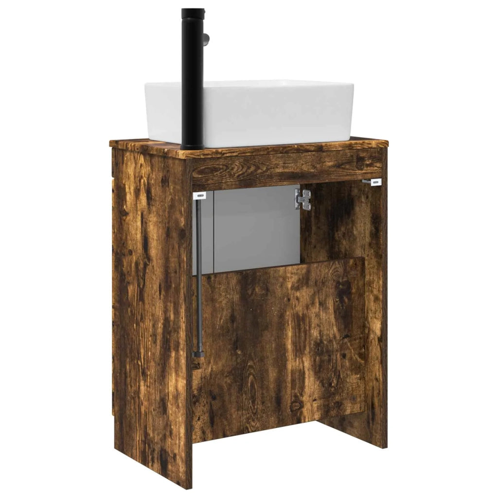 Mobile da bagno con lavabo Rovere Fumo 54 x 35 x 83 cm 890163
