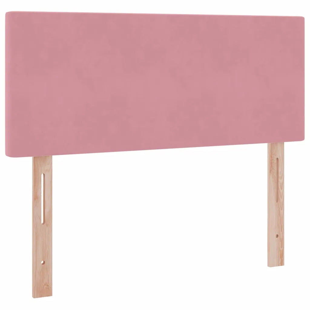 Letto con contenitore e LED Rosa 120 x 200 cm Velluto 3371330
