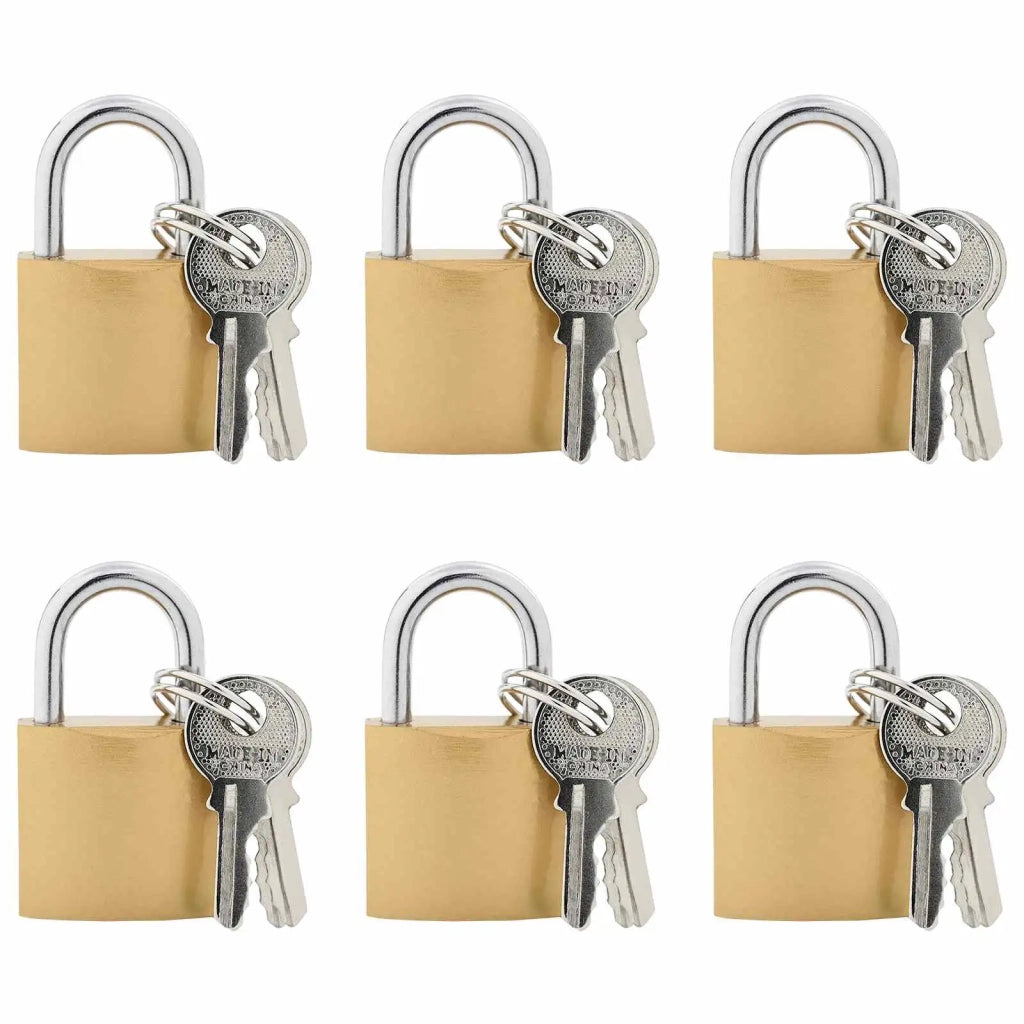 U Lock con Chiavi 6 pz Ottone Ferro CFW3126323