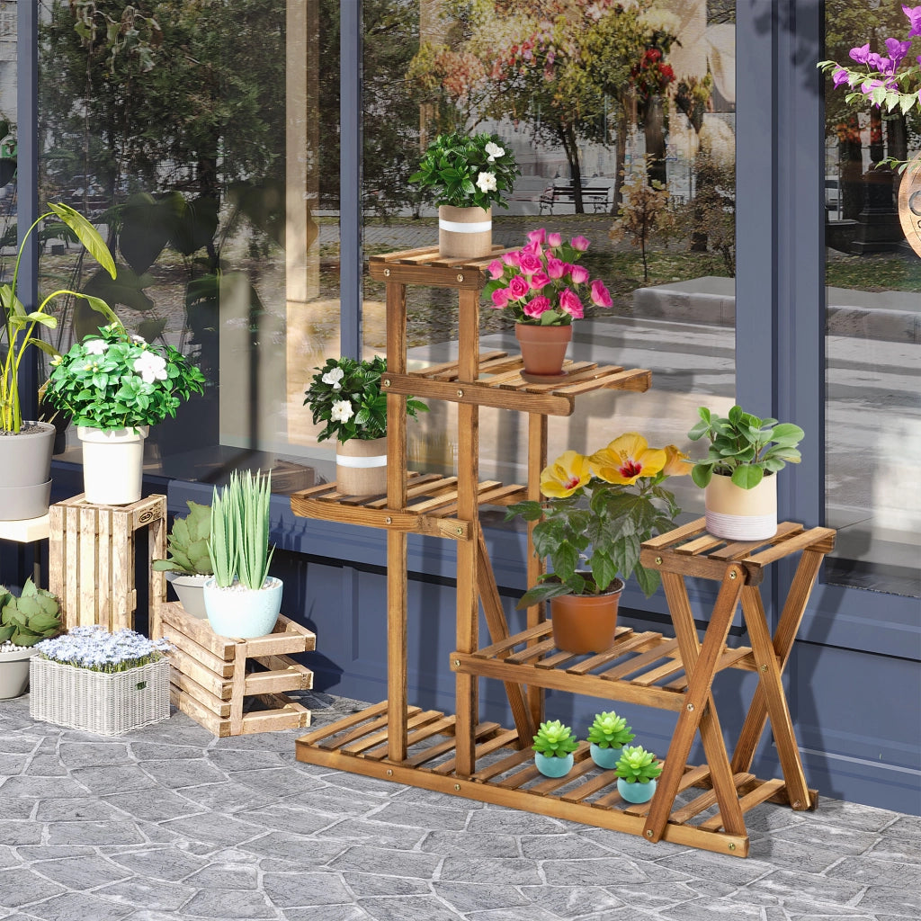 Libreria da Giardino in Legno per Piante ¨C Zephmum ¨C 98x28x95 cm