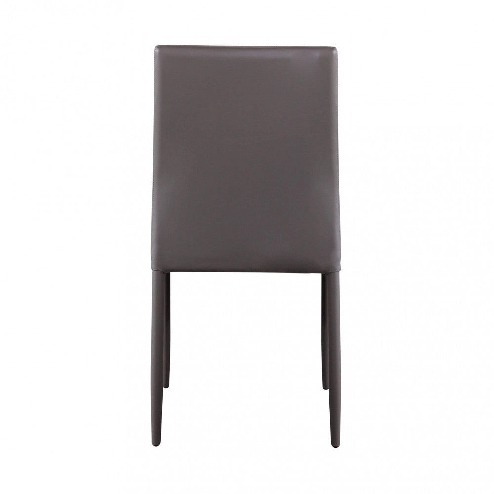 Sedia Cammie 41x50x91 h cm in Similpelle Marrone