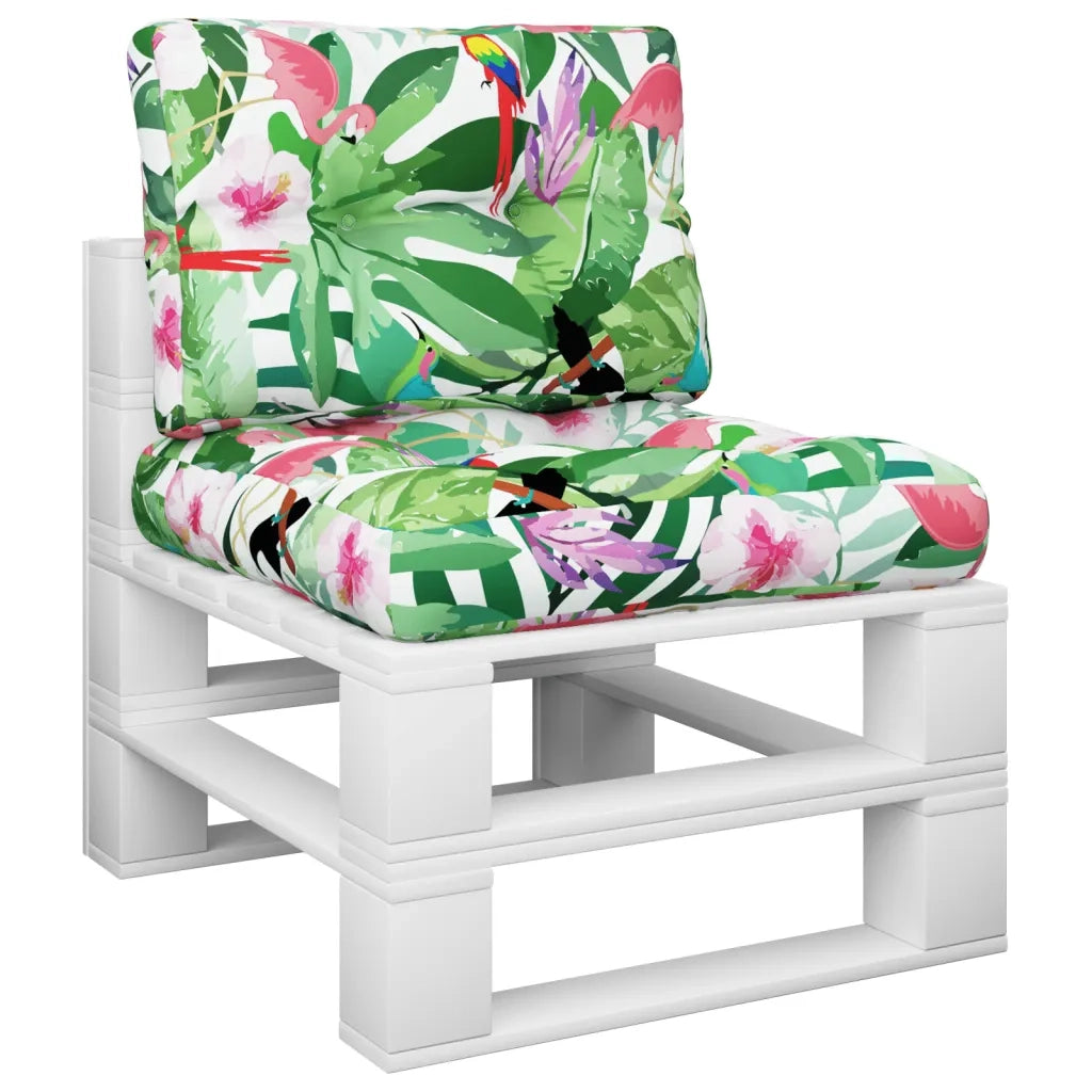 Cuscini per Pallet 2 pz Multicolori in Tessuto 360662