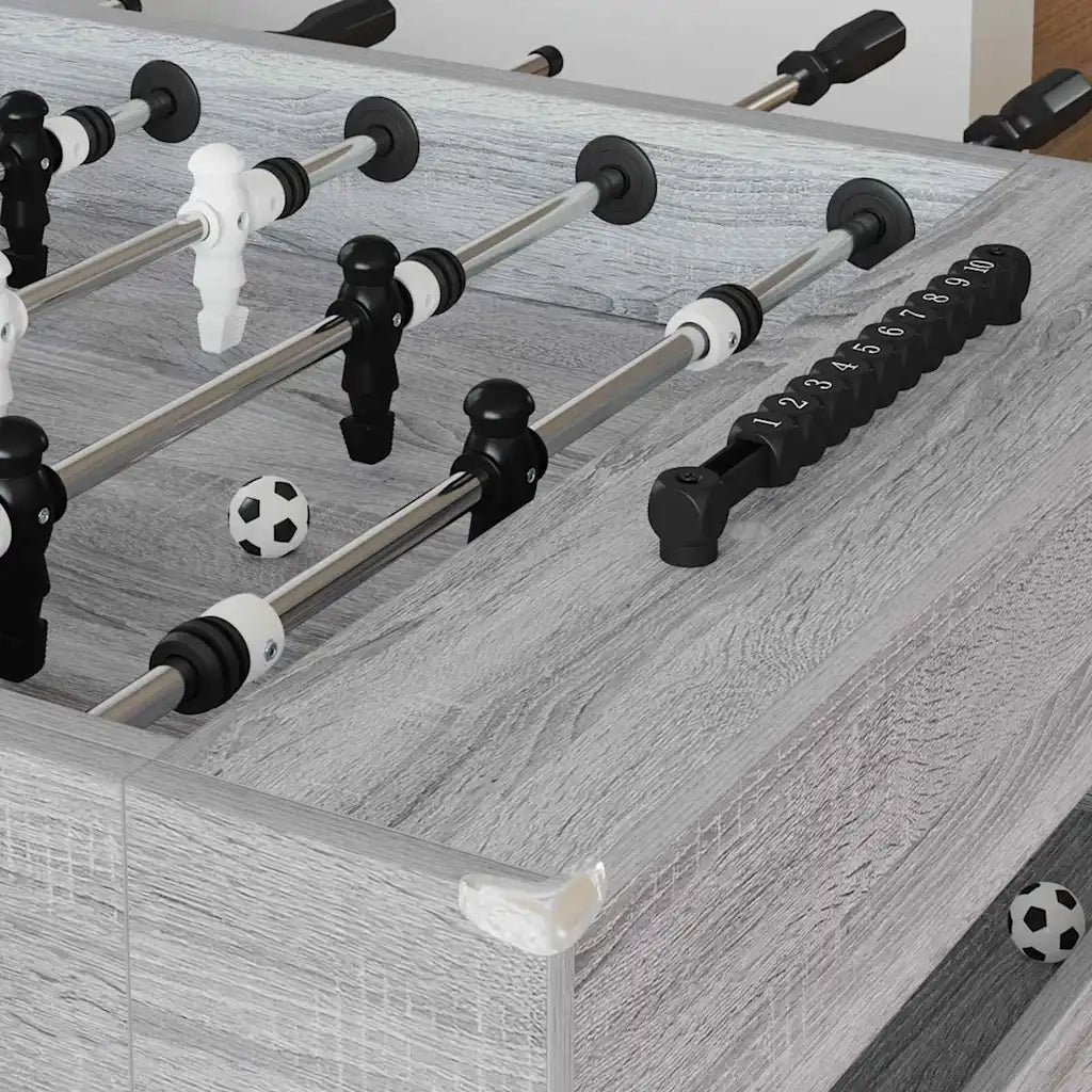 Tavolo da Foosball Sonoma grigia 146,5 x 74 x 85 cm CFW4526494