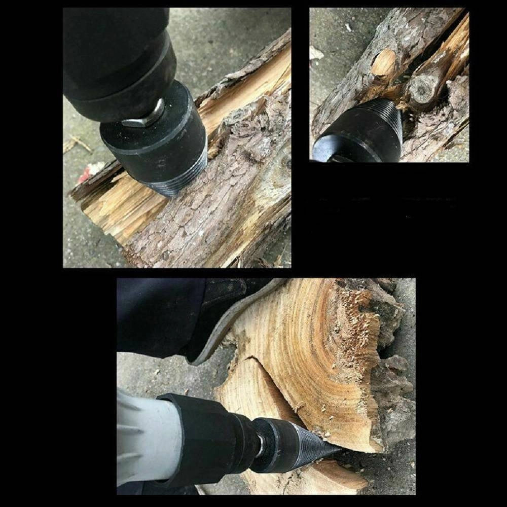 Trade Shop - Punta 50 Mm Spaccare Legno Spaccalegna Uso Domestico Per Trapano Sds Plus -