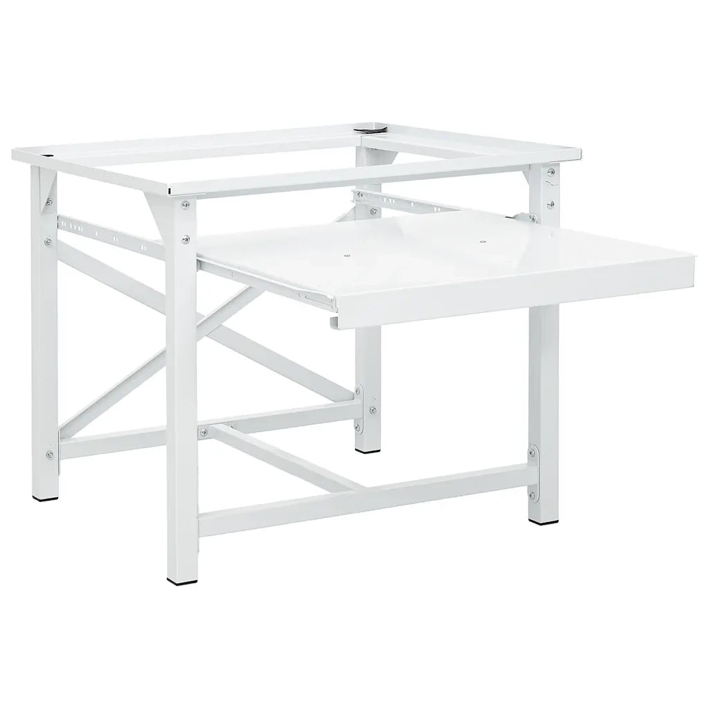 Supporto Lavatrice e Asciugatrice con Mensola Estraibile Bianco CFW2453524