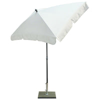 Ombrellone da Giardino 210x130 cm Palo Ø27 mm in Acciaio Maffei Novara Grigio