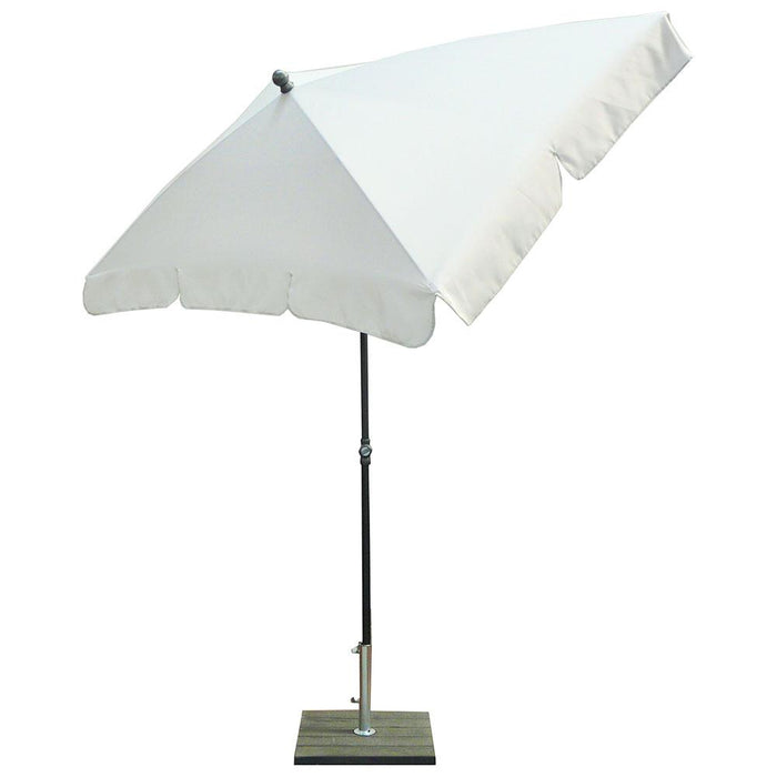 Ombrellone da Giardino 210x130 cm Palo Ø27 mm in Acciaio Maffei Novara Grigio